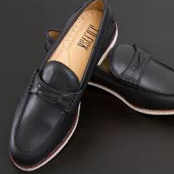 J.D. Fisk Scully black leather loafers Mens main image 11